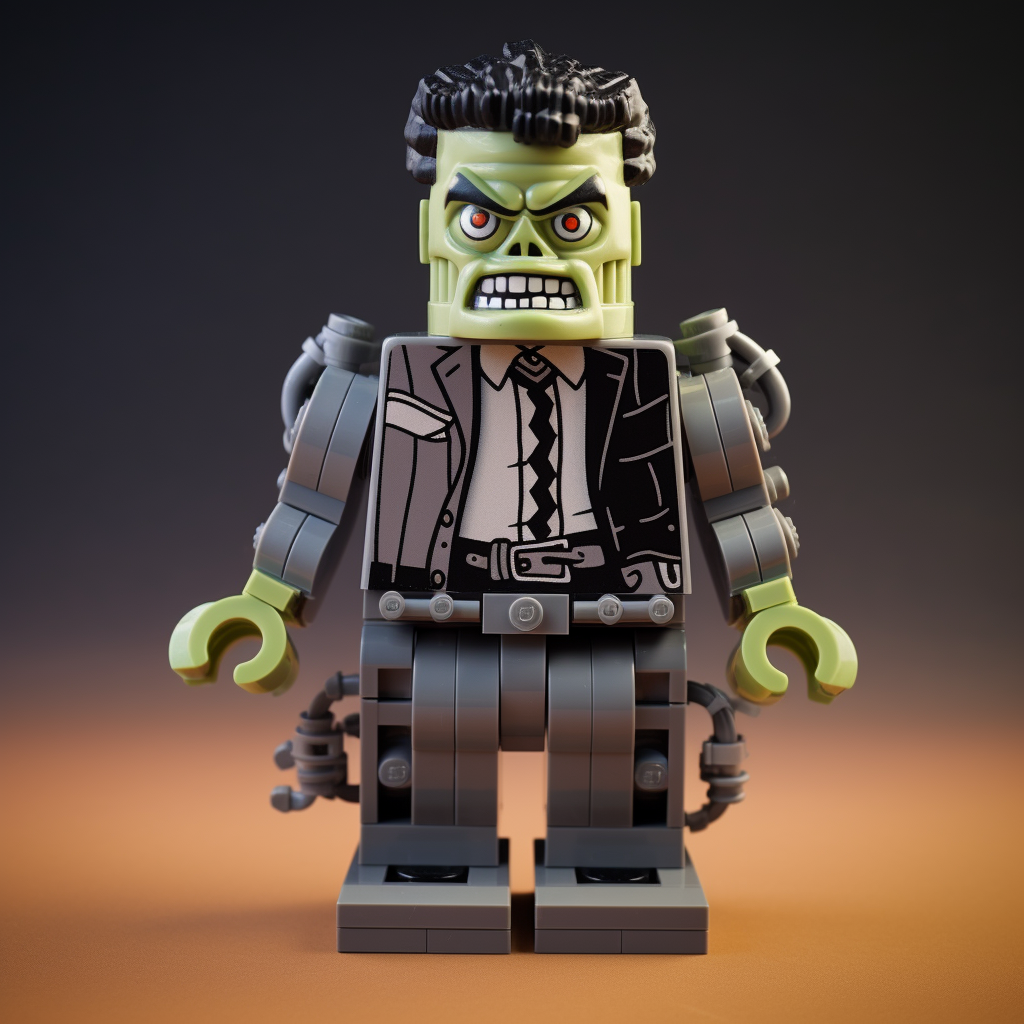 Lego Frankenstein Monster creation