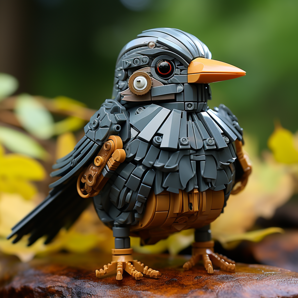 Cute Lego Kiwibird Minifigure Toy