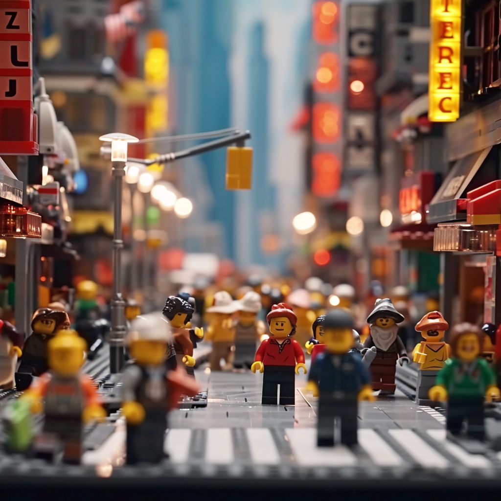 LEGO NYC Photorealistic Live People