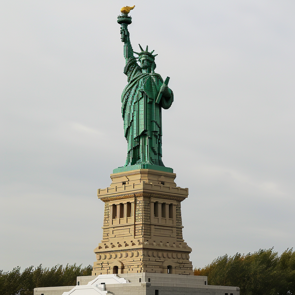 LEGO Statue of Liberty model