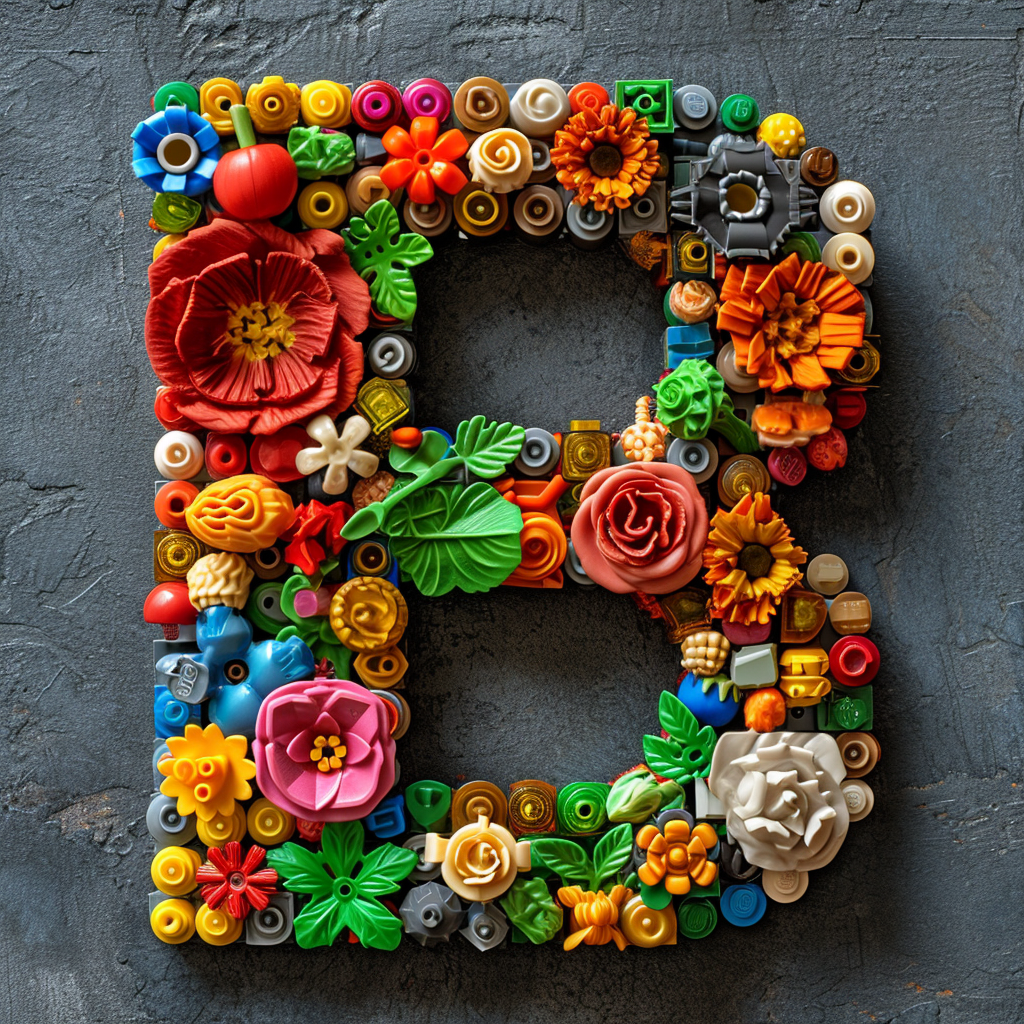 Lego Typography Made From Legos