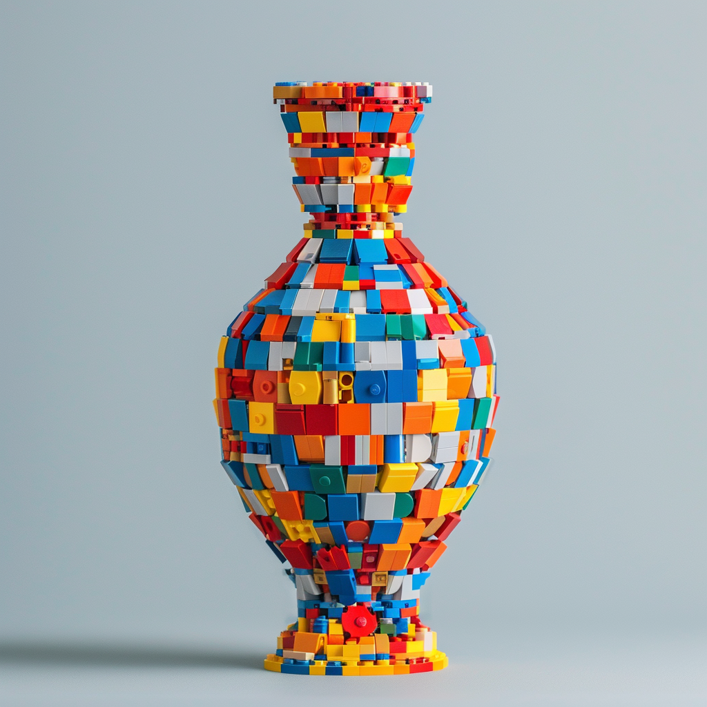 LEGO vase product shot