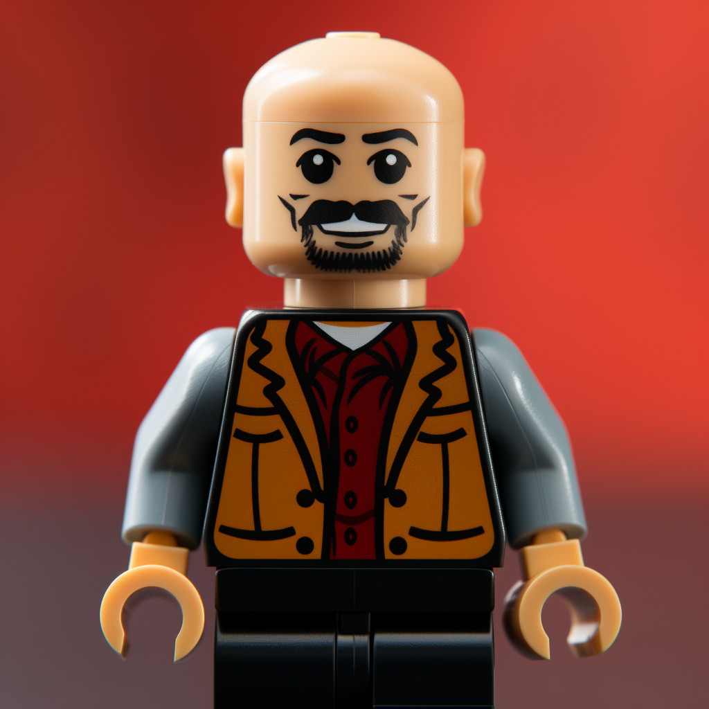 Lego character: 45 year old Spanish male