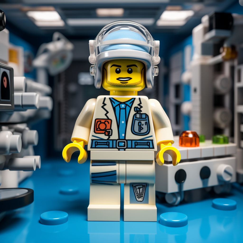 Lego Emergency Doctor Figurine