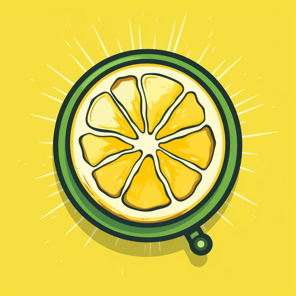 Lemon slice clock logo