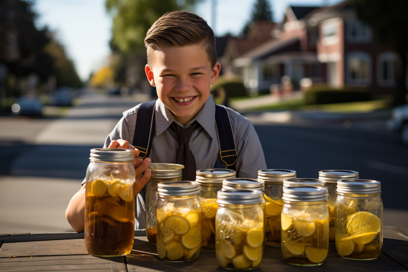 Kids at a Lemonade Stand