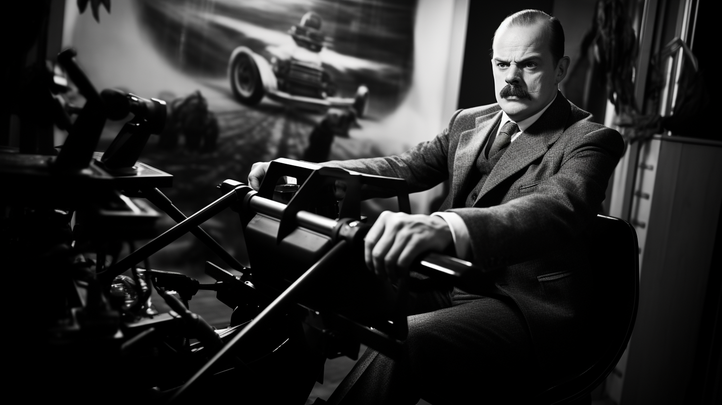 Vladimir Lenin racing game simulator