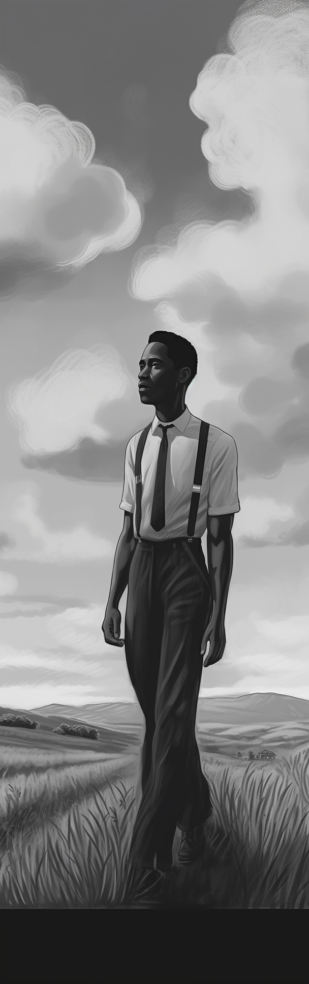 Leon Bridges Sunset Sketch Drawing