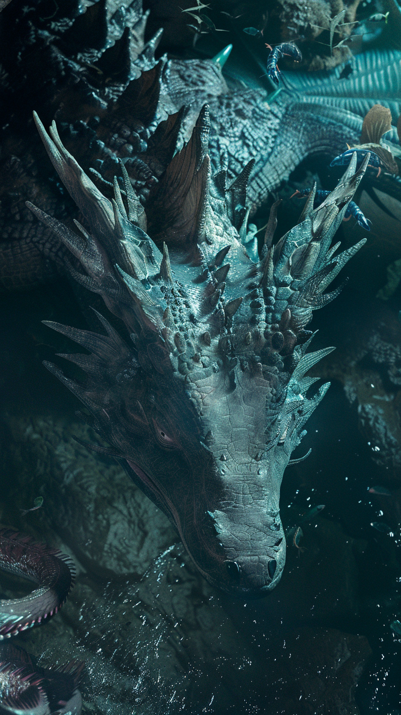 Sea Dragon Leviathan Underwater Realm