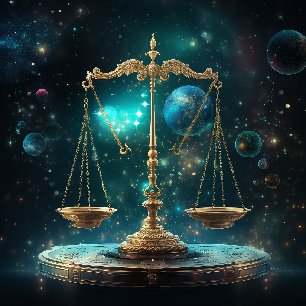 Libra Scales in Outer Space