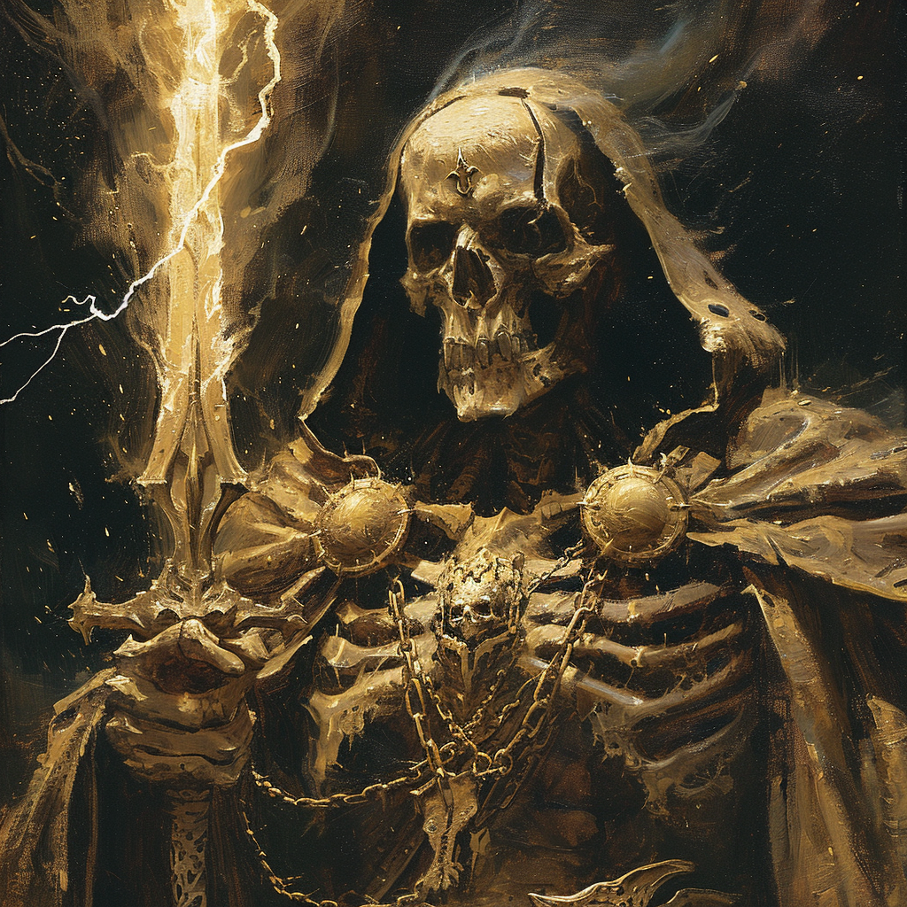 Lich Illustration by Jeff Easley Medieval Fantasy