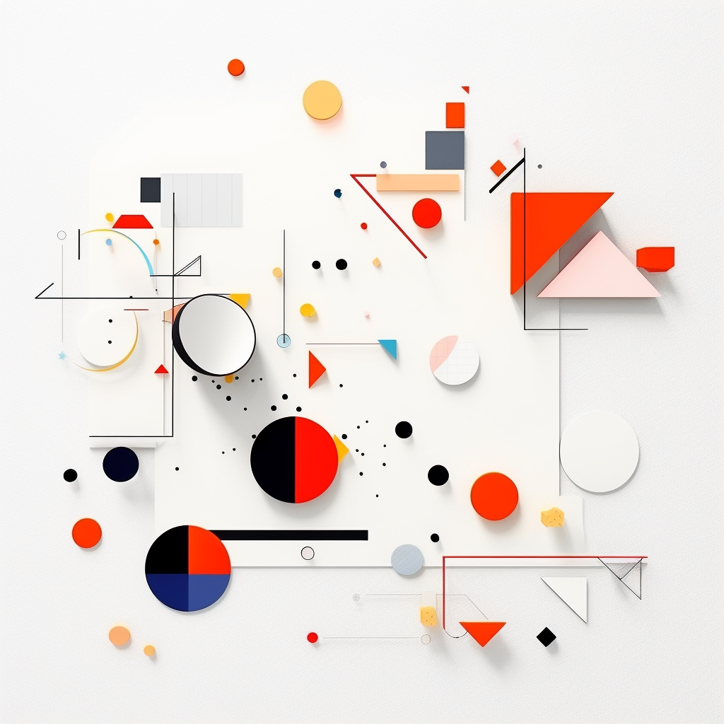 vibrant life with geometric shapes