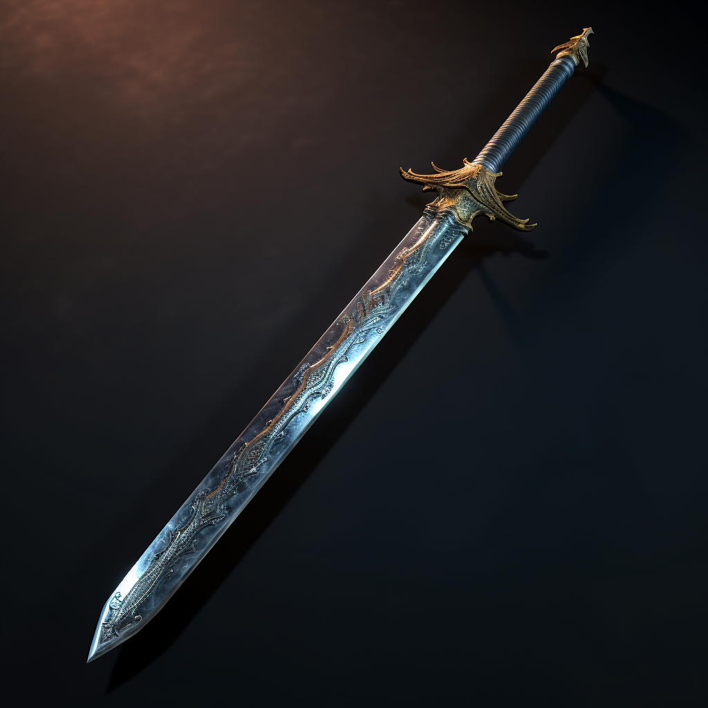 Lightning-infused Longsword in Stunning Detail