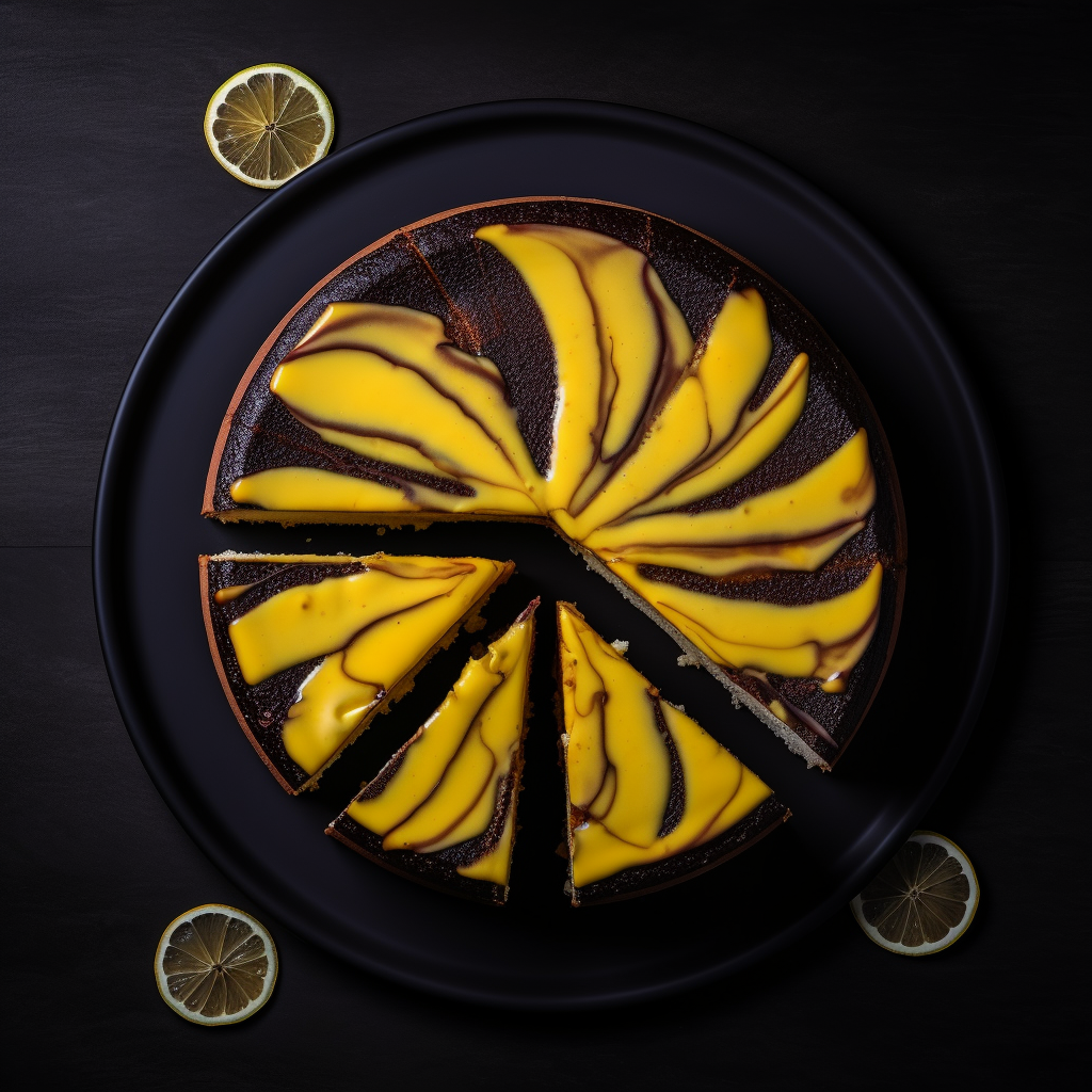 Sliced Limoncello Torte with Extra Sauce