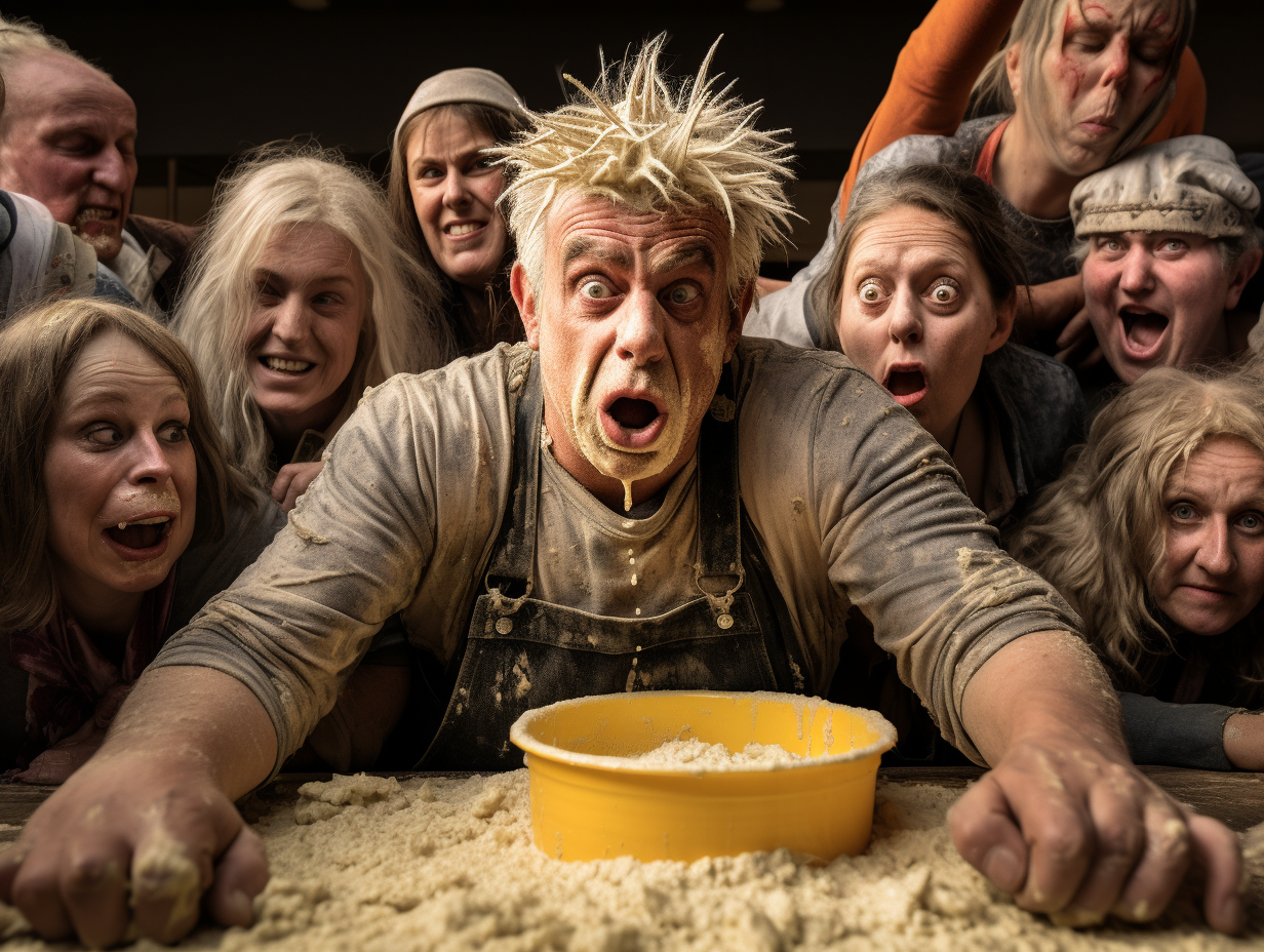 Till Lindemann at Concrete Eating Contest