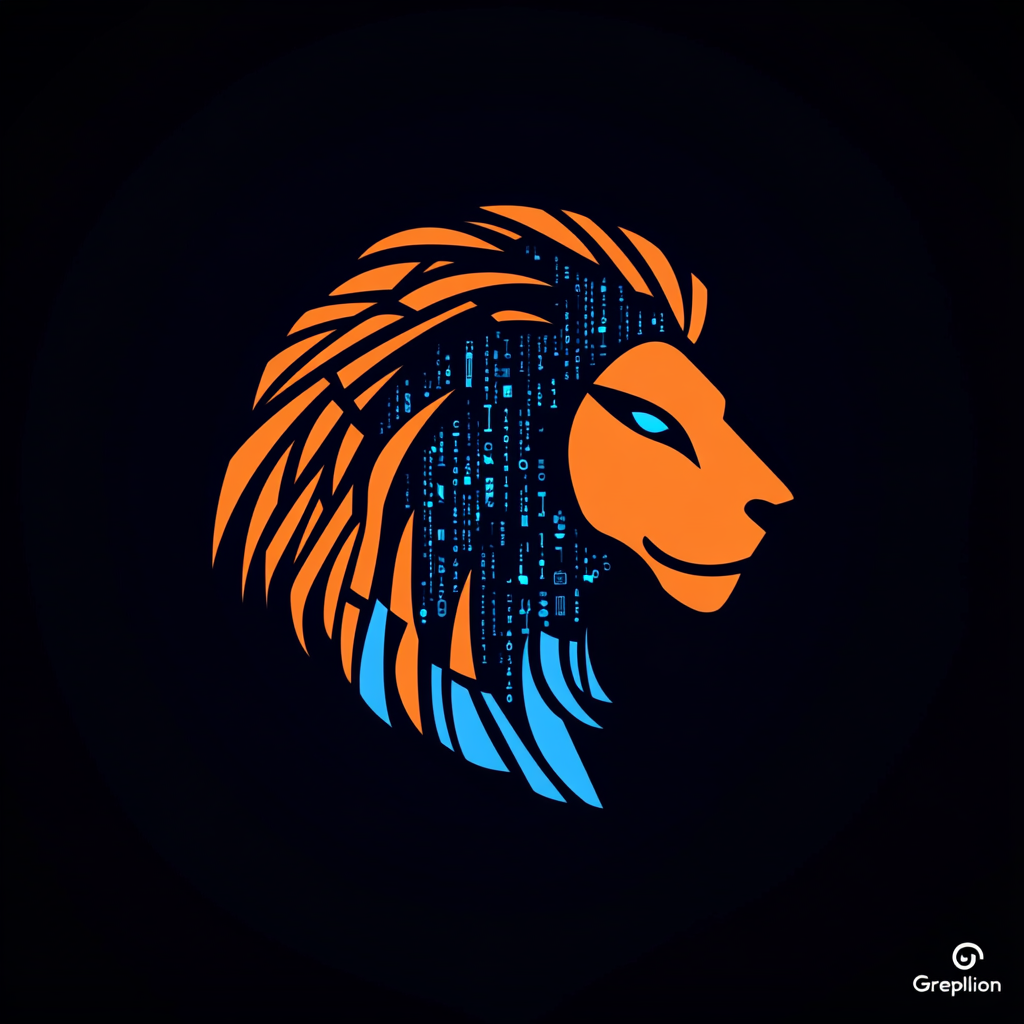 Lion code logo design software