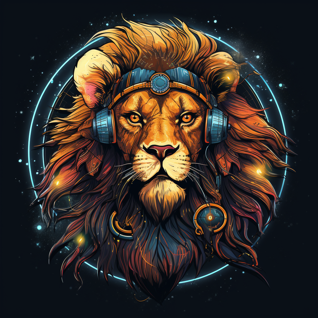 Lion Cryptopunk with Moustache Picture