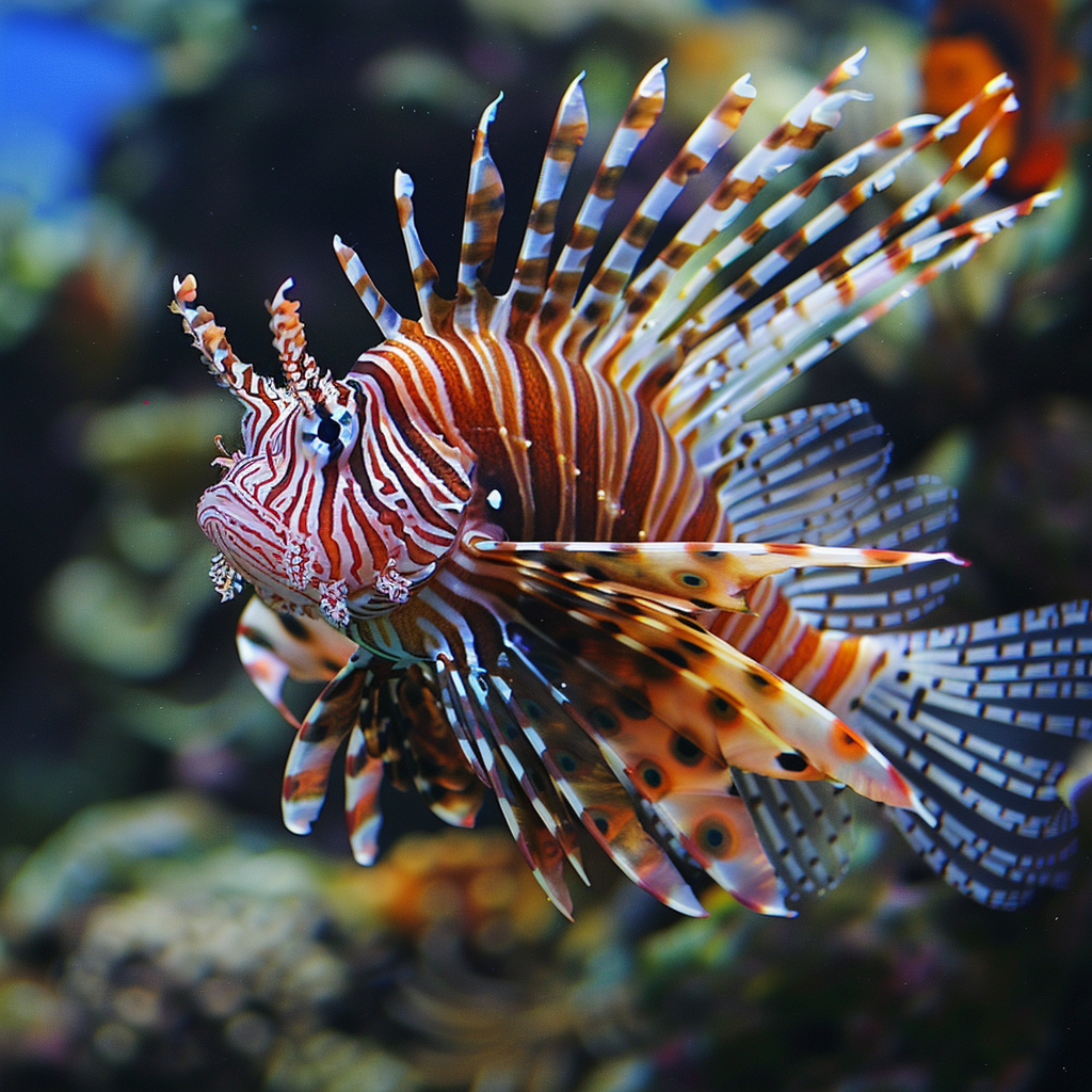 Beautiful Lionfish in Ocean Habitat