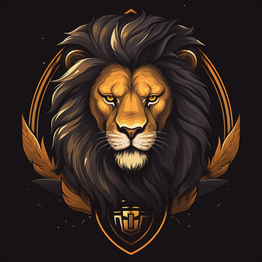 Lionheart Football Club emblem logo with lion and football