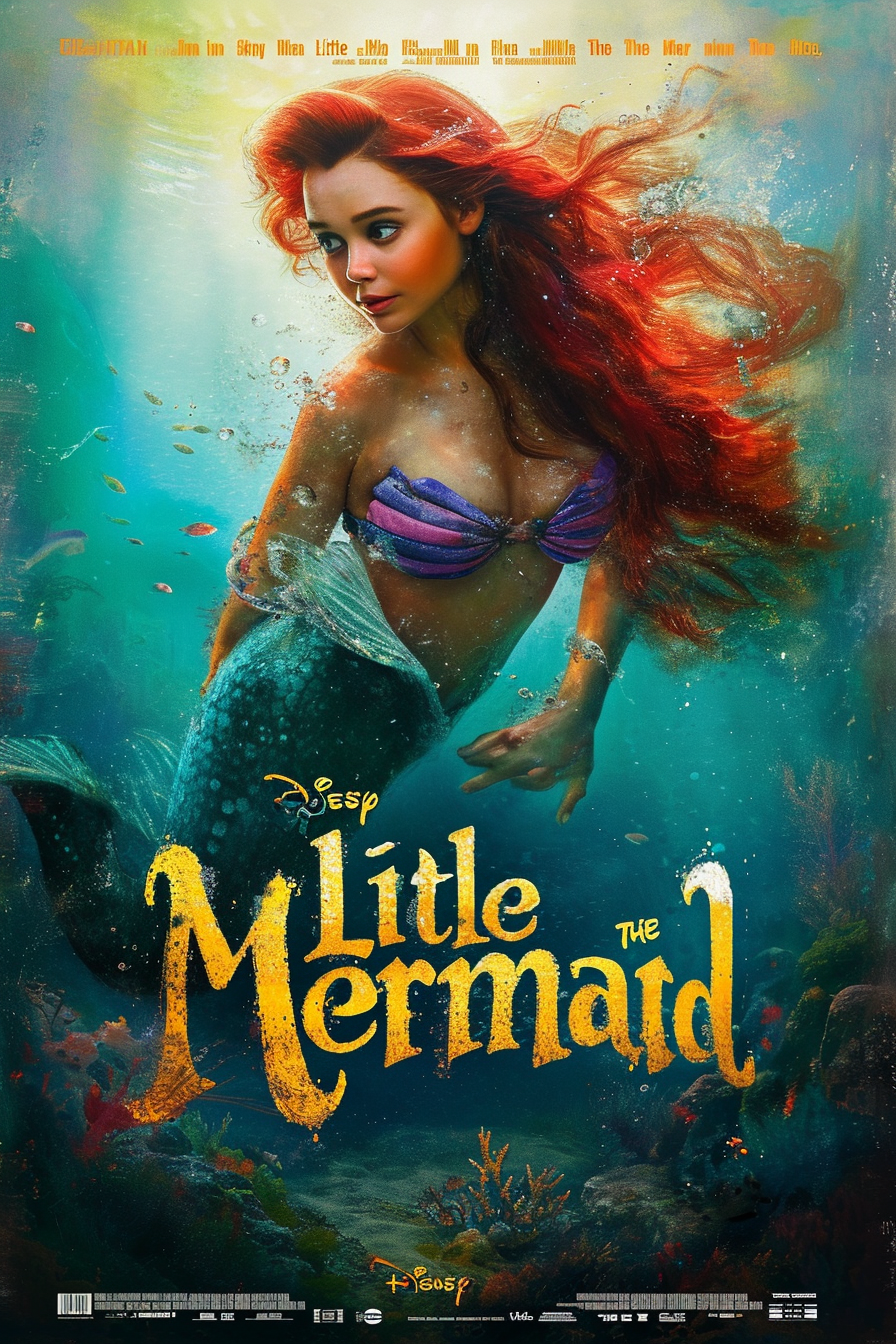 Little Mermaid movie poster by Rasputin