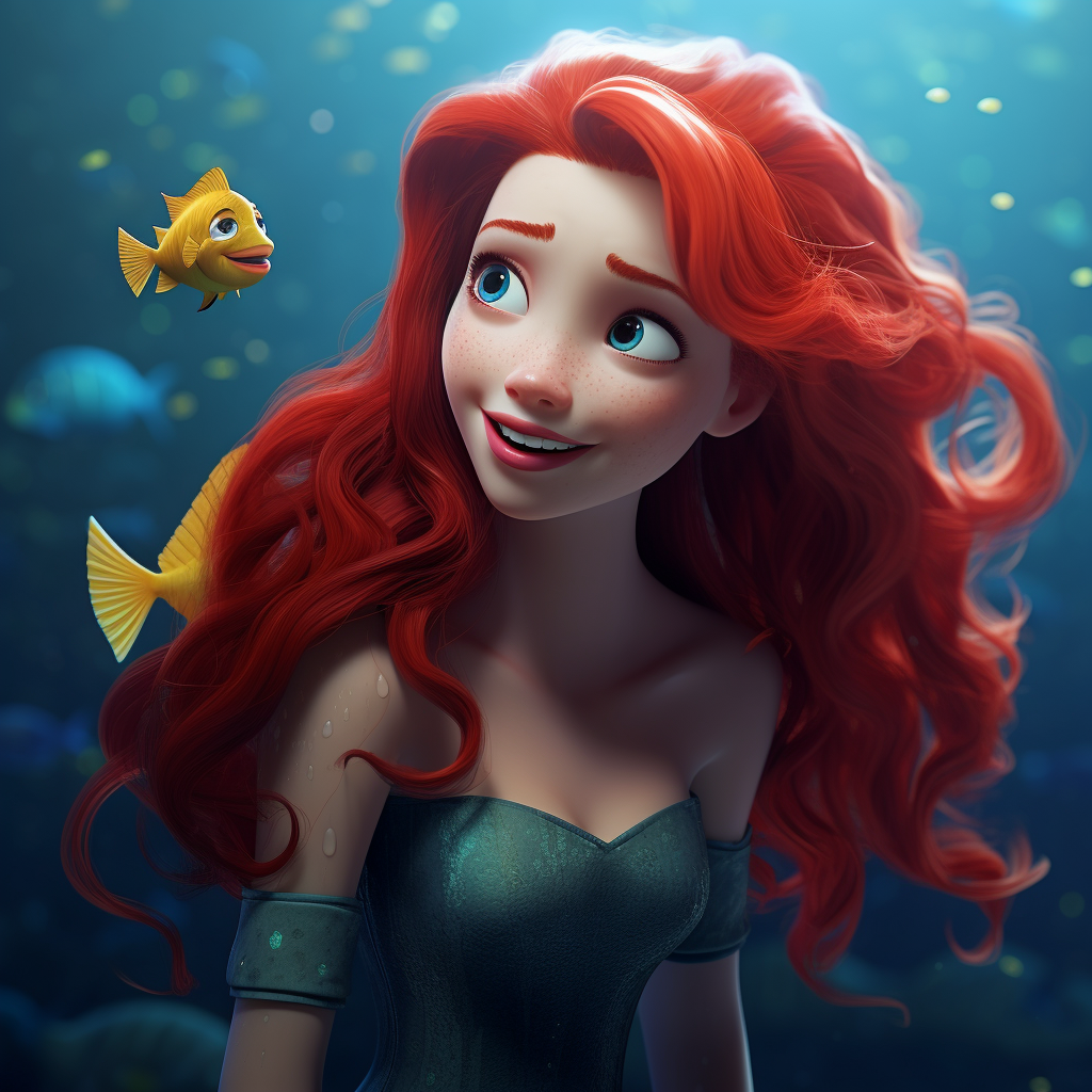 Pixar rendition of The Little Mermaid