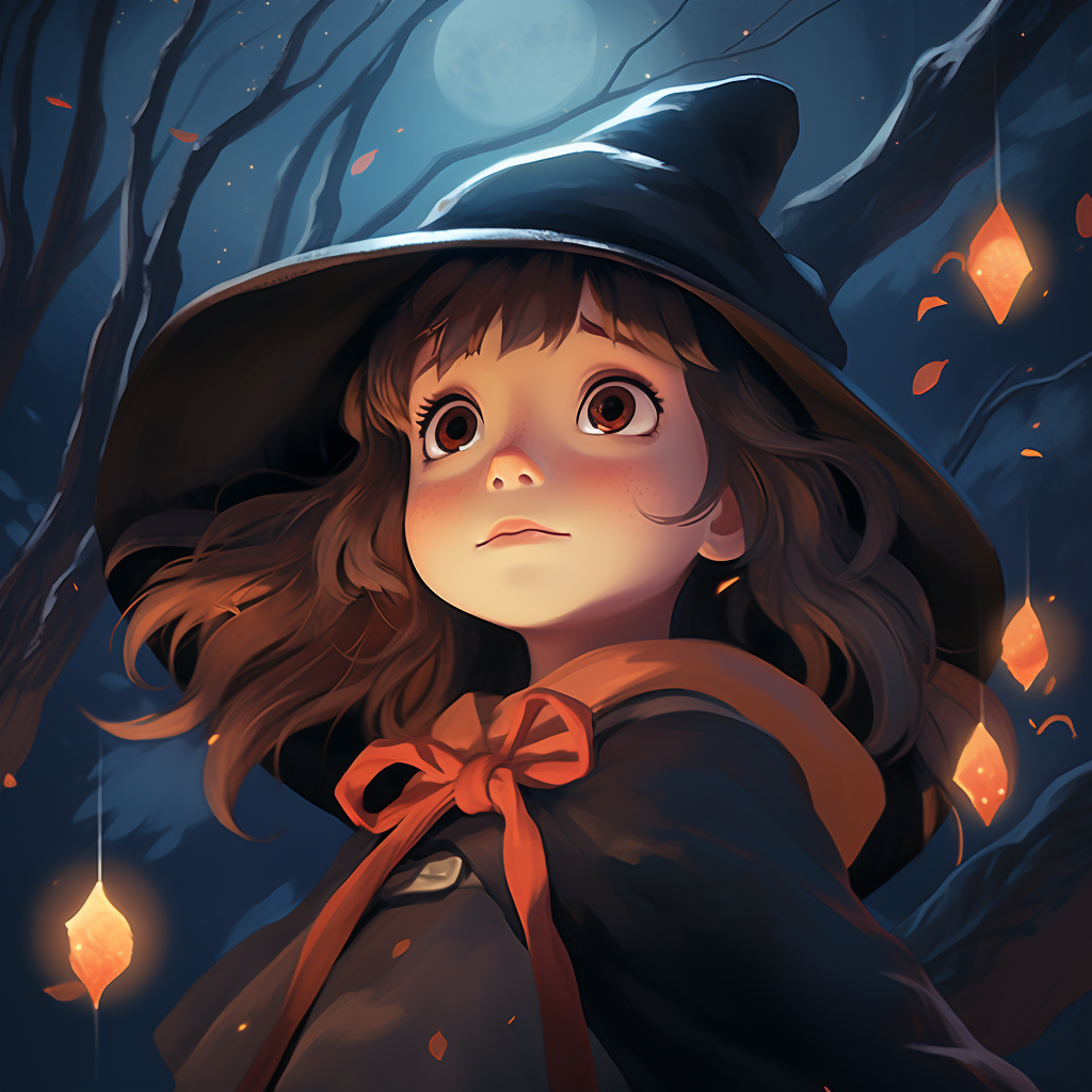 Adorable little witch from Studio Ghibli