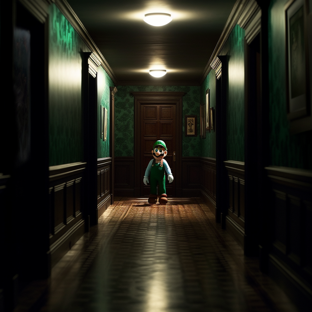 Luigi's Mansion Luigi with Flashlight