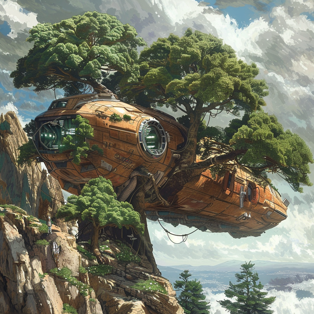 Drop Ship Droids Living Wood