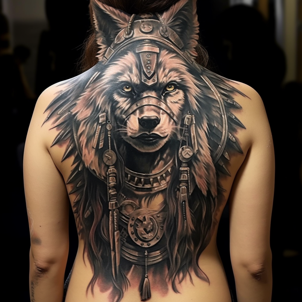 Unique Lobo Tattoo Designs