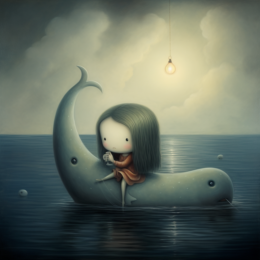 Beautiful Loch Ness artwork by Nicoletta Ceccoli