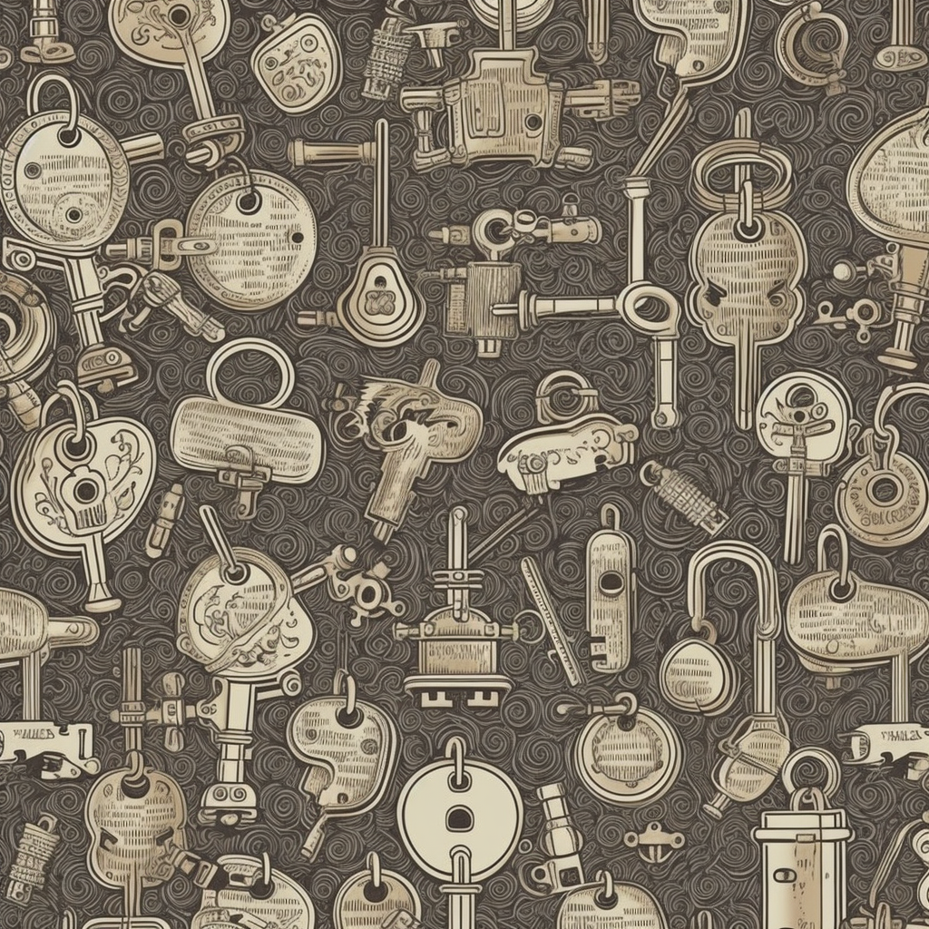 Pattern vector of locks and keys