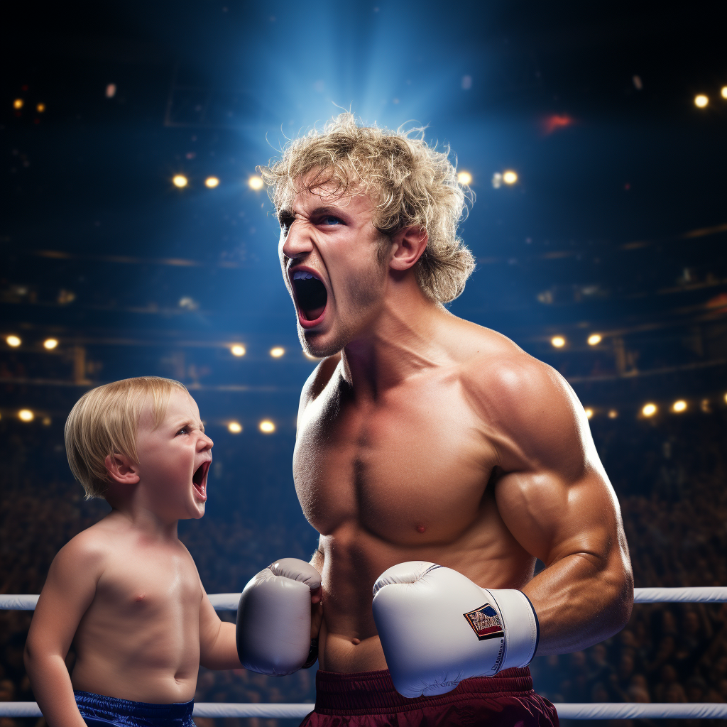 Logan Paul in Boxing Match against Baby