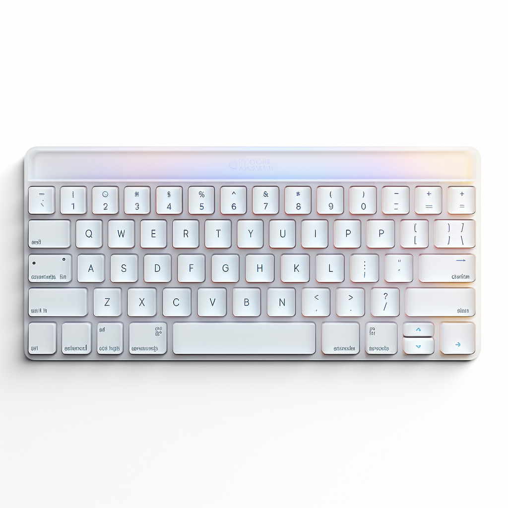 Realistic Logitech-inspired Minimal Keyboard