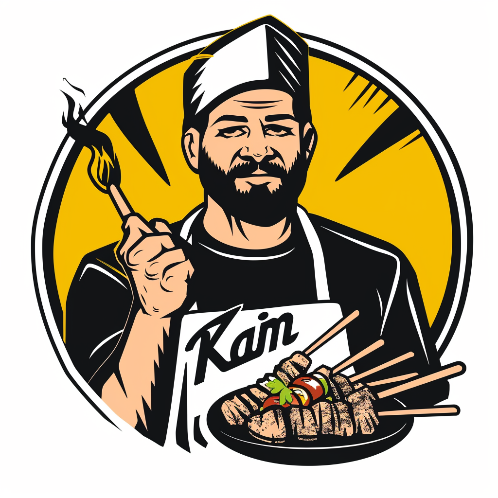 BBQ Cafe Logo Azim Kabob