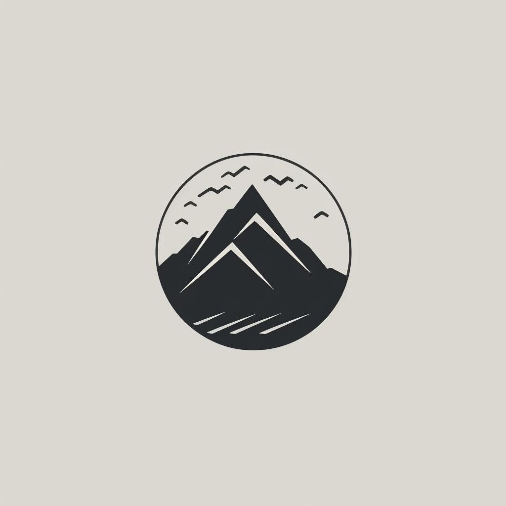 Simple Black and White Logo for Outdoor Store