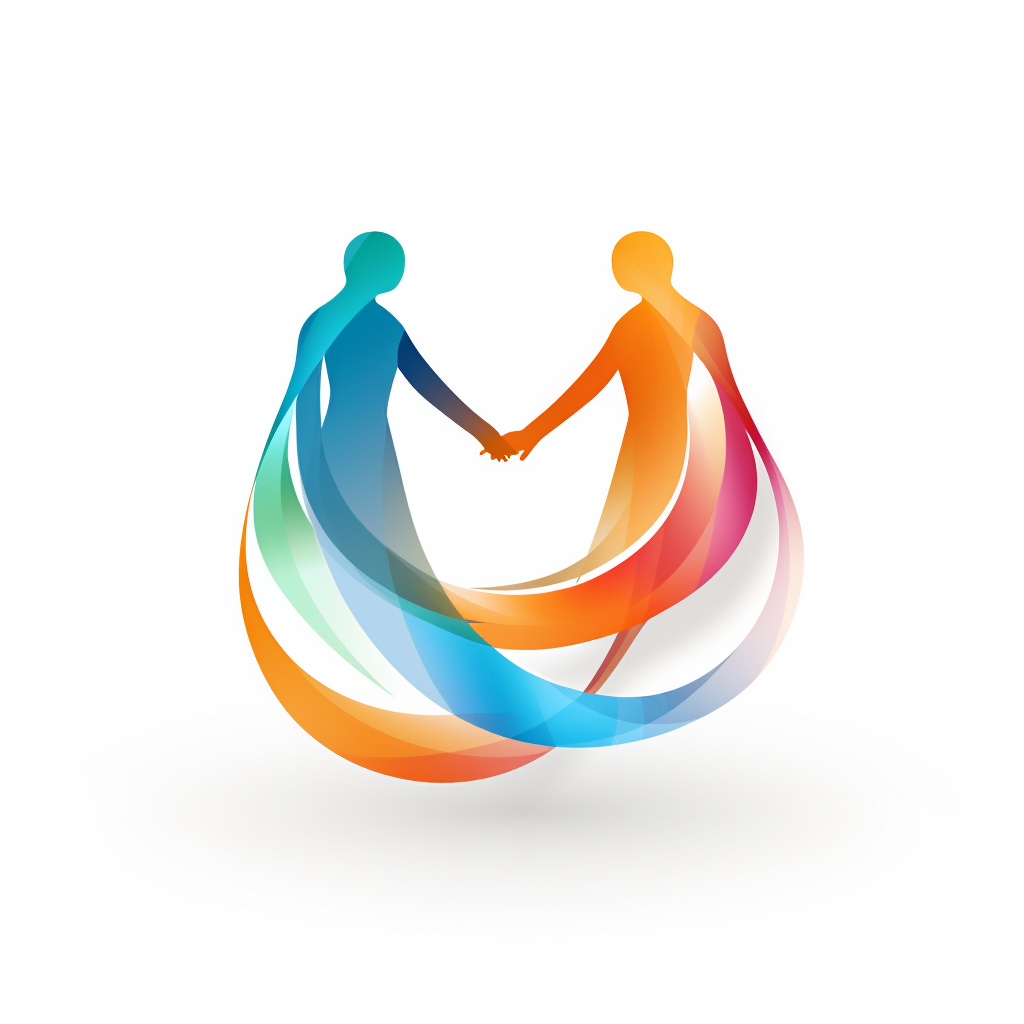 Logo showcasing business teamwork and collaboration