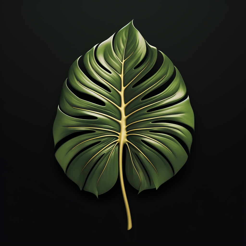 Monstera logo in black