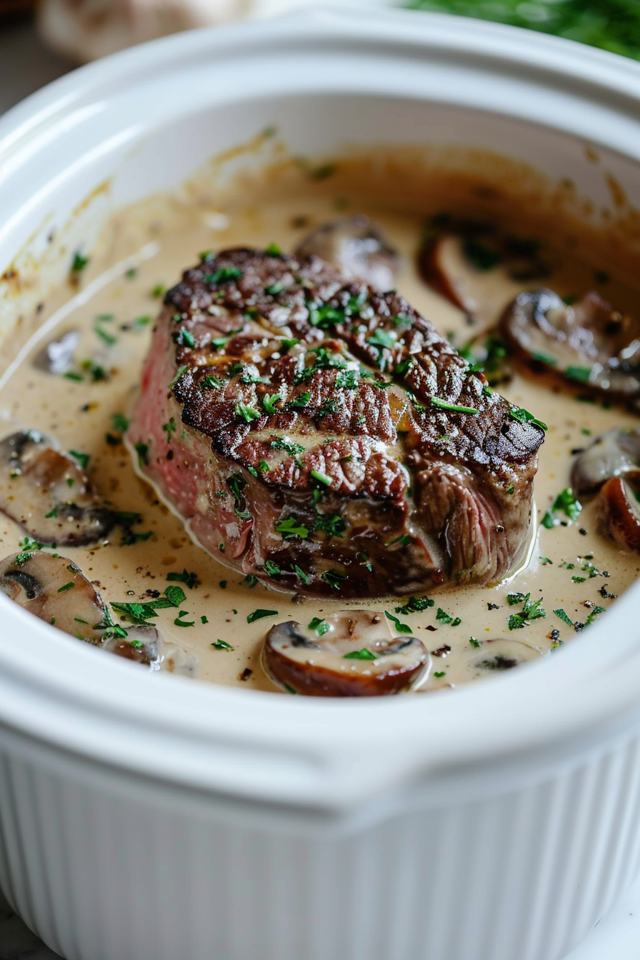 Savory London Broil Beef Fillet Crockpot