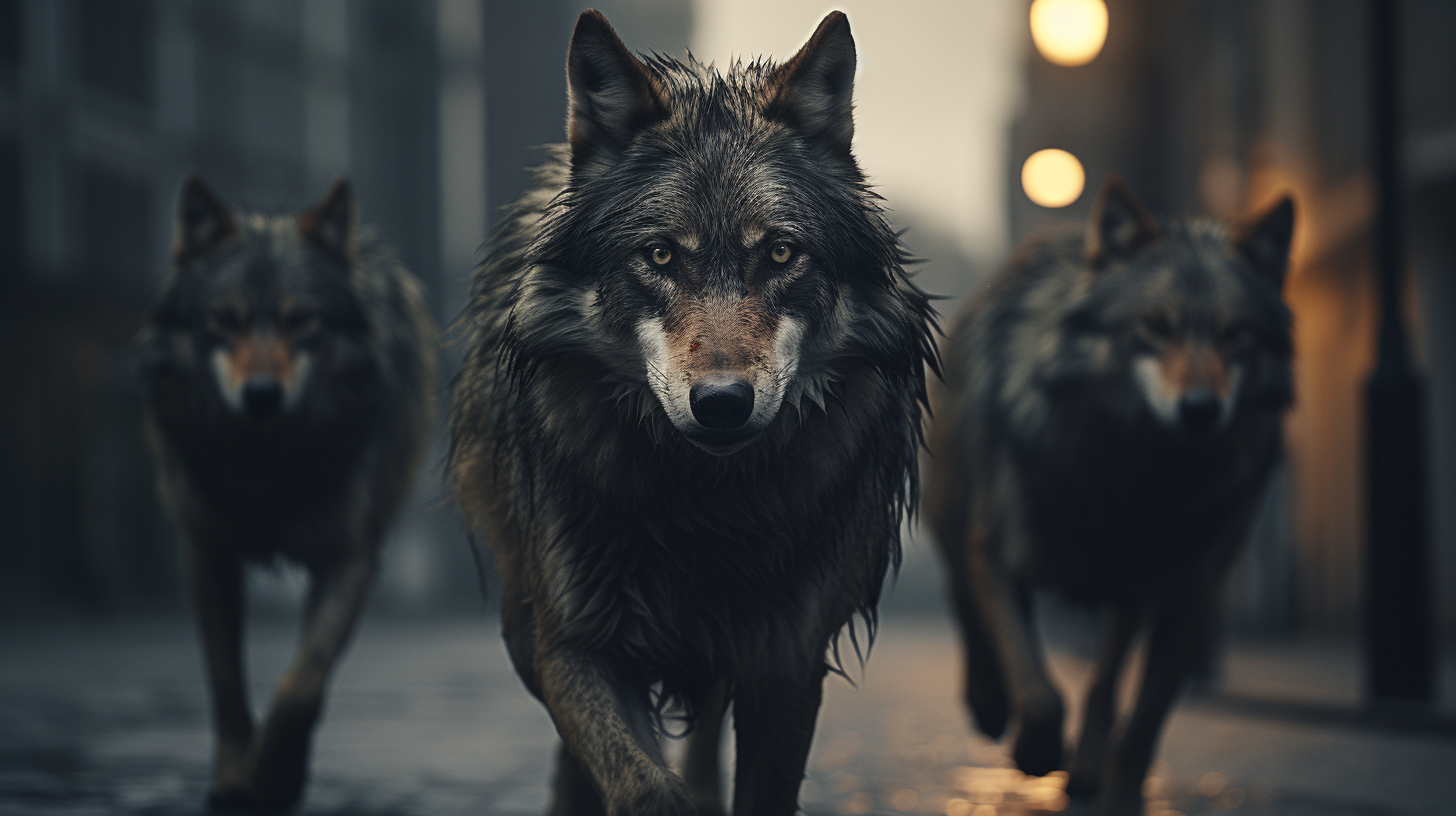 Photo of majestic London wolves