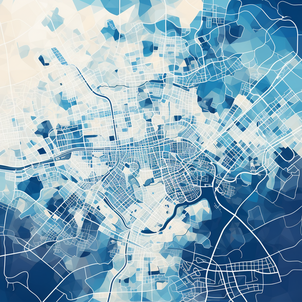 Minimal London City Map