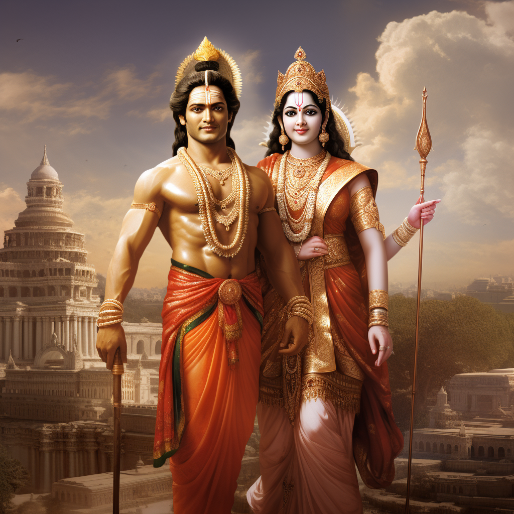 Lord Ram at Ram Mandir Ayodhya