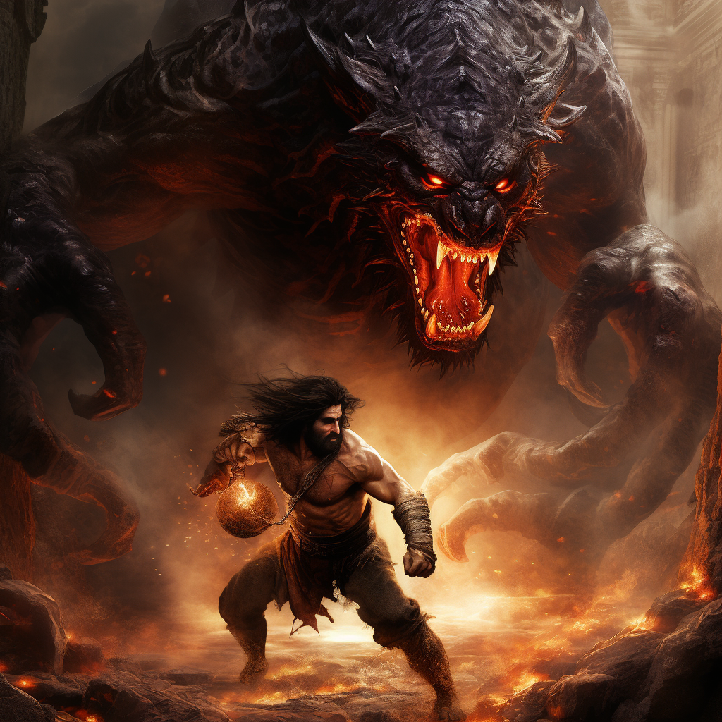 Hybrid Lord of the Rings Balrog and Prince of Persia Dahaka