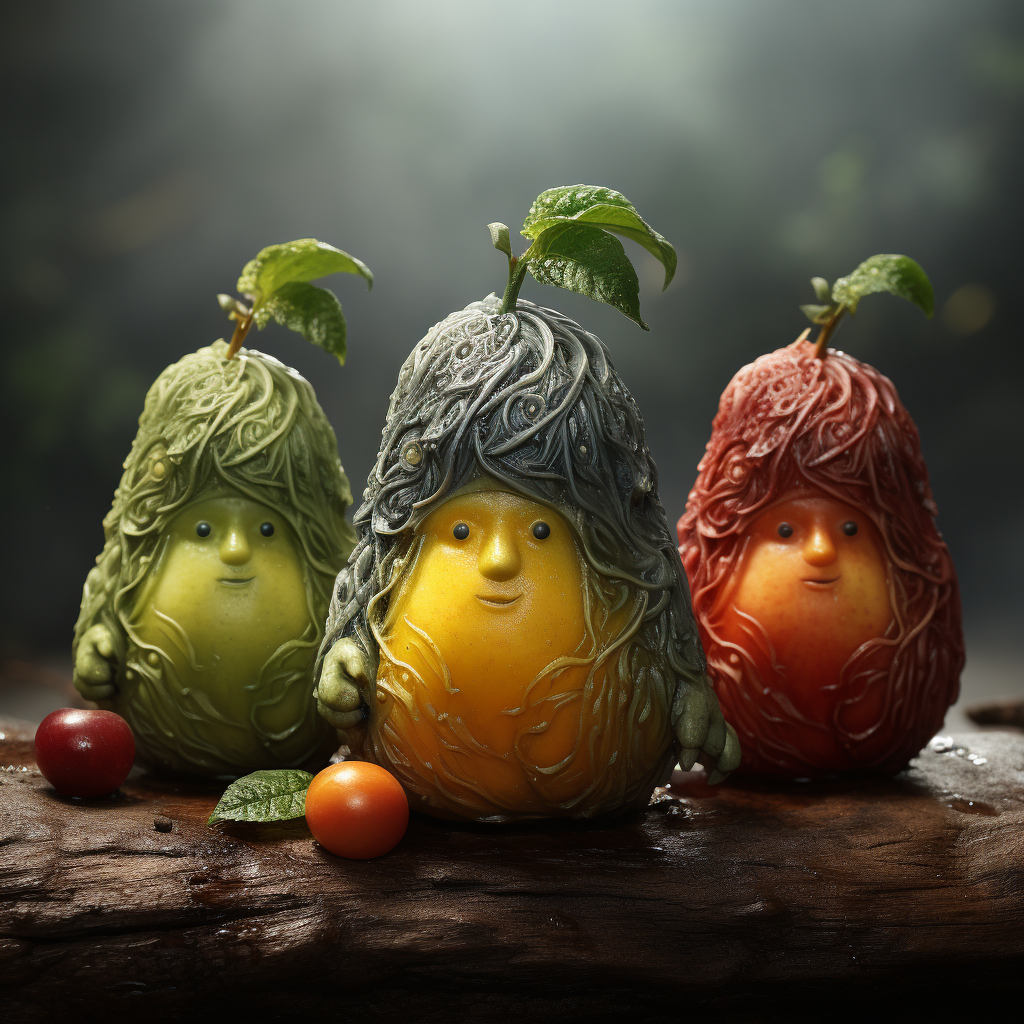 Fruit inspired by Lord of the Rings characters