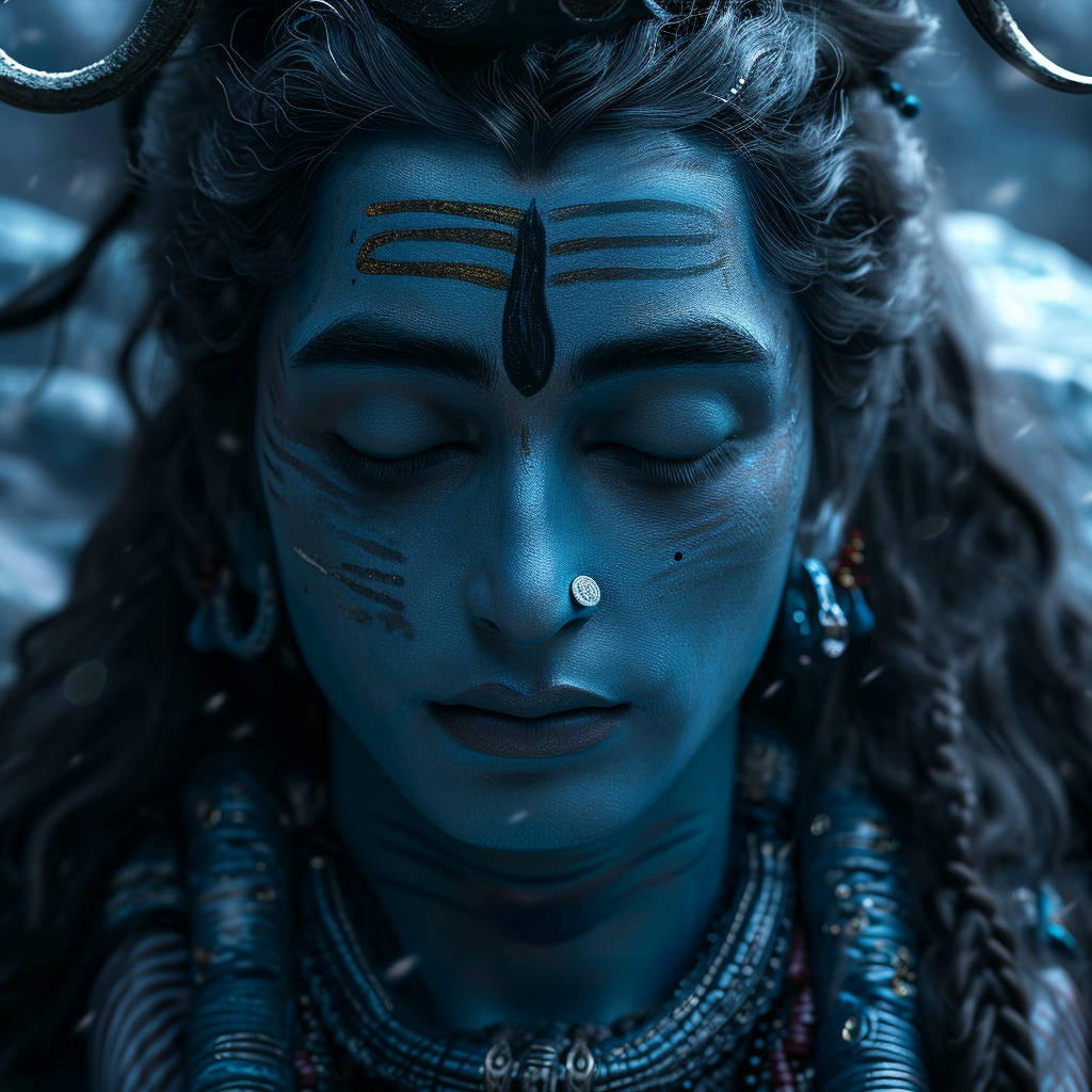 Lord Shiva in Meditative State