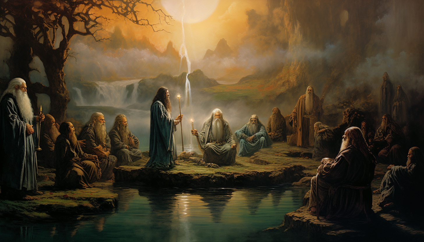 Artistic Lord of the Rings Painting  (5 words)