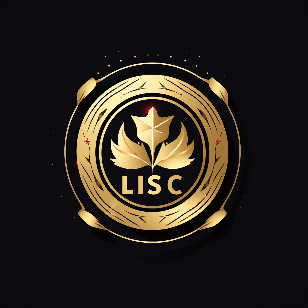 Gold-colored LOSC Football Club Logo