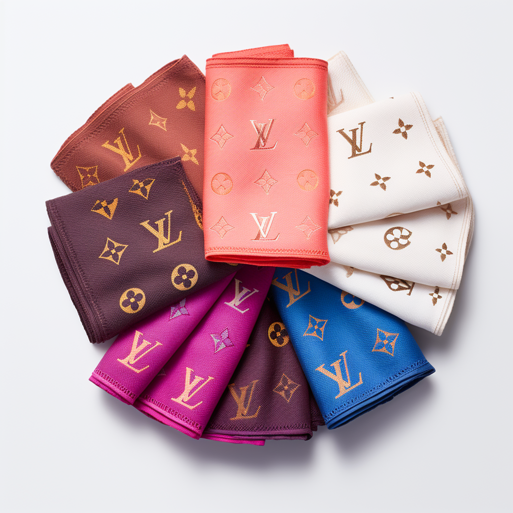 Stylish Louis Vuitton Square Mini Towels