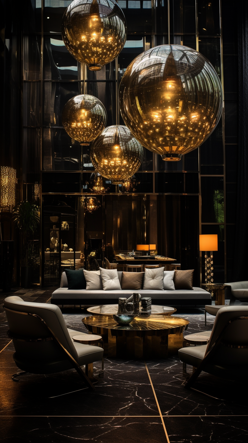 Luxurious Lounge 10 Interior Lighting Furniture