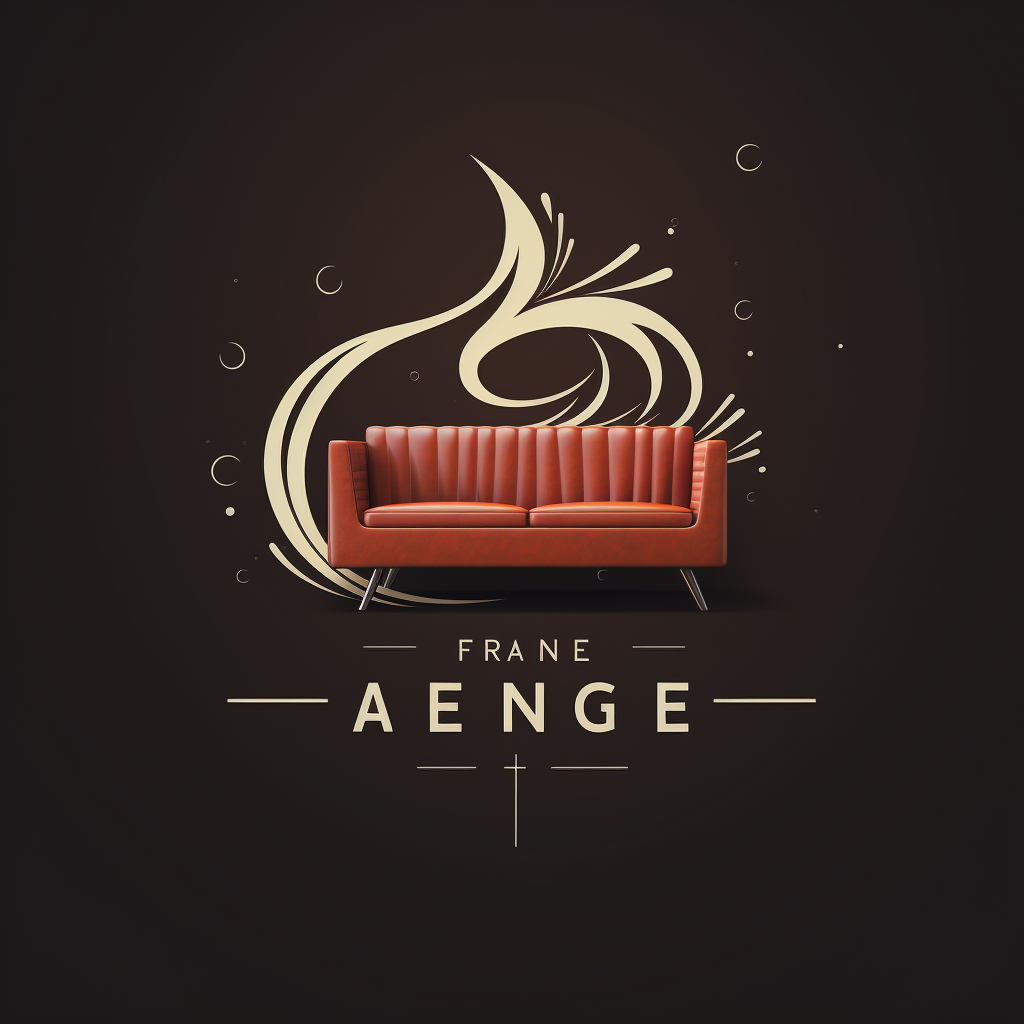 Stylish lounge cafe logo design