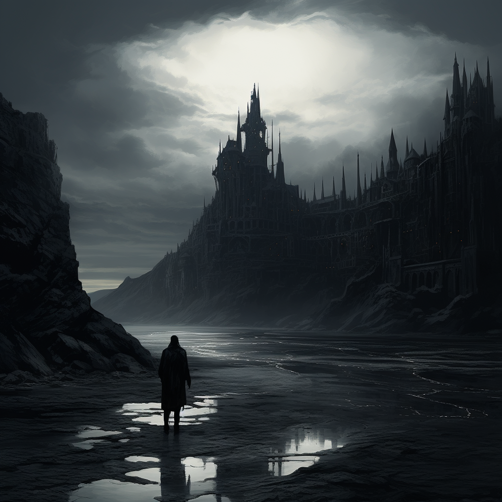 Lonely castle in the abyss